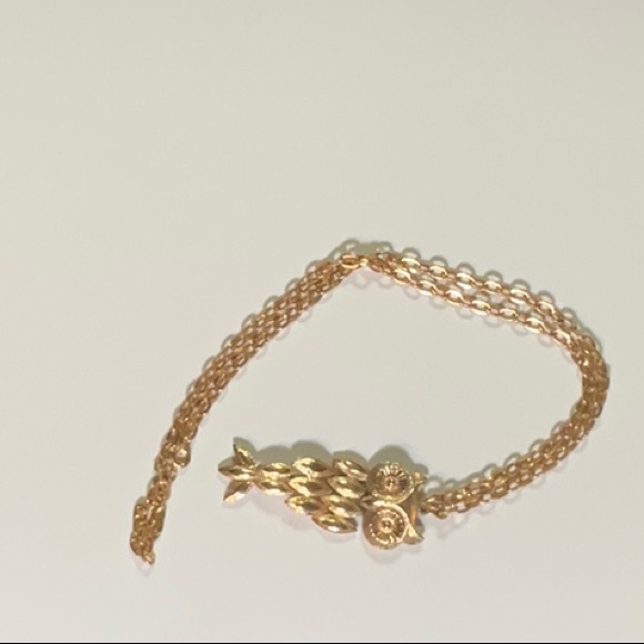 Avon 1974 Articulated Owl Pendant and Chain Gold Toned Metal Vintage - Picture 2 of 11